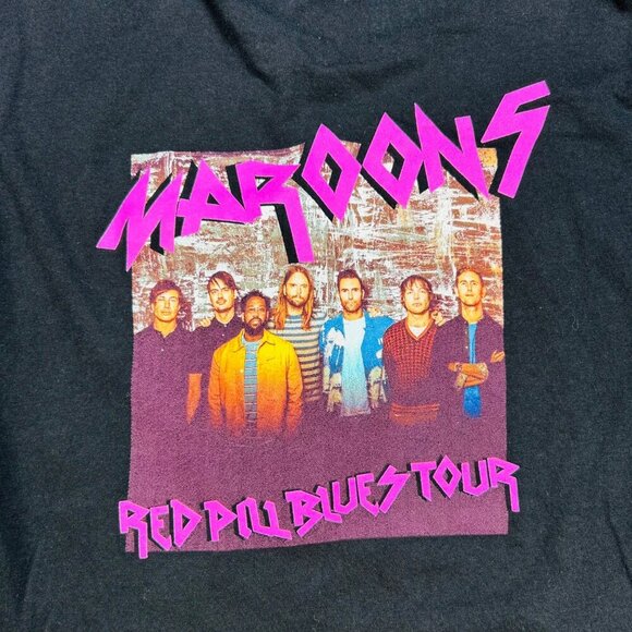 Maroon 5 Small Women Concert T-shirt Long Sleeve Music Casual - Picture 5 of 5